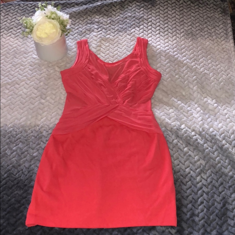 Beautiful Lush Coral mini dress